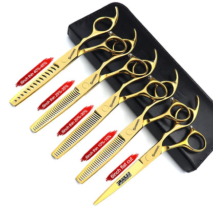 Cutting Thinning 6inch/6.5/7inch/7.5 inch Scissors Japan Professional hairdressing Scissors Barber Sharp Hair Cutting Shears