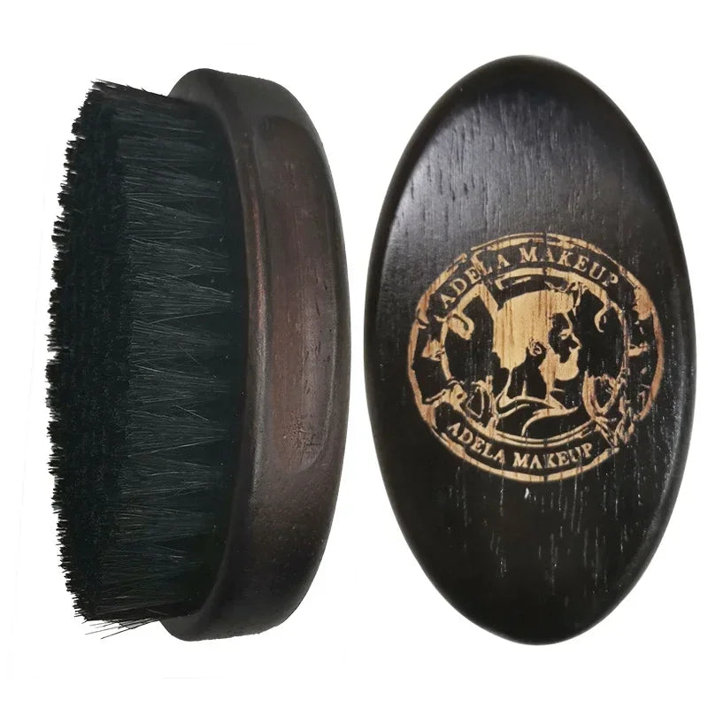 Fur Boar Hair Brush Men Bristle Wild Natural Barbershop Cleaning Professional Beard Brush Boar Soft Hairbrush Hair Styling Tools