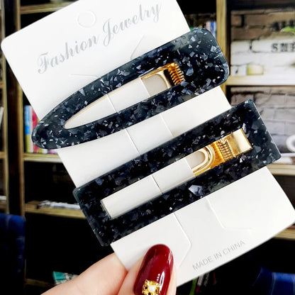 2/3pcs Hair Clip Set Acetate Hairpin Women Hair Accessories Jewelry Korean Femme Barrettes Hairgrip For Woman Girls Headwear