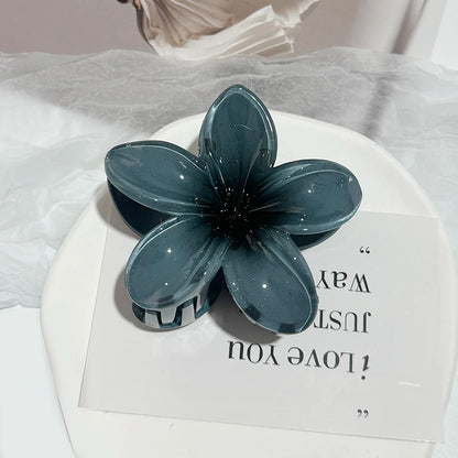 Leopard Print Flower Hair Claw Clips Women Girls Hawaiian Gradient Hairpins Hair accessories Shark Barrettes Sweet Shark Claws