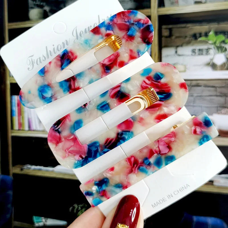 2/3pcs Hair Clip Set Acetate Hairpin Women Hair Accessories Jewelry Korean Femme Barrettes Hairgrip For Woman Girls Headwear