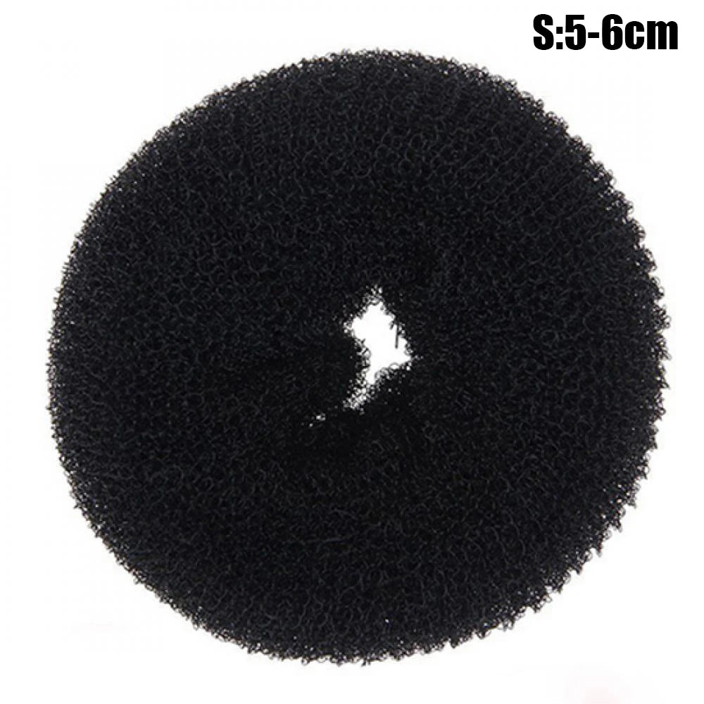 Fashion Hair Bun Maker Donut Magic Foam Sponge Easy Big Ring Hair Styling Tools Elastic Polyester Hair Band Accessories