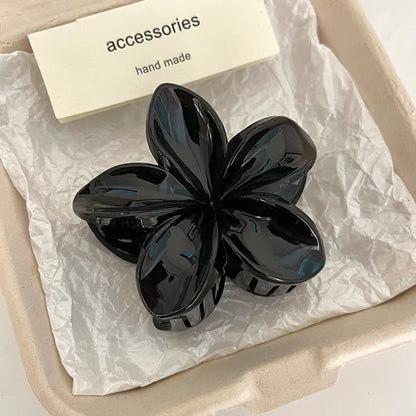 Leopard Print Flower Hair Claw Clips Women Girls Hawaiian Gradient Hairpins Hair accessories Shark Barrettes Sweet Shark Claws