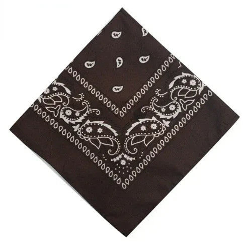 Bohemian Print Bandana Paisley Pattern Headbands Hiphop  kerchief Outdoor Unisex Headband Wrist Wraps Face Mask Handkerchief