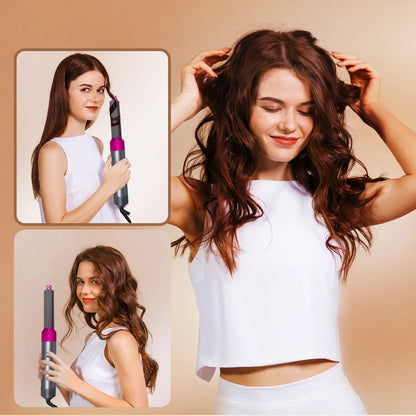 Multifunctional 5 In 1 Hair Straightener Curler Styling Set For Dyson Airwrap Hair Dryer Hair Plate Hot Comb Styling Appliance