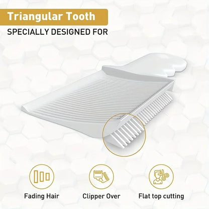 5Pcs Professional Barbershop/home Hair Clippers - Men's Flat Top Hair Cutting Comb Salon Styling Tools