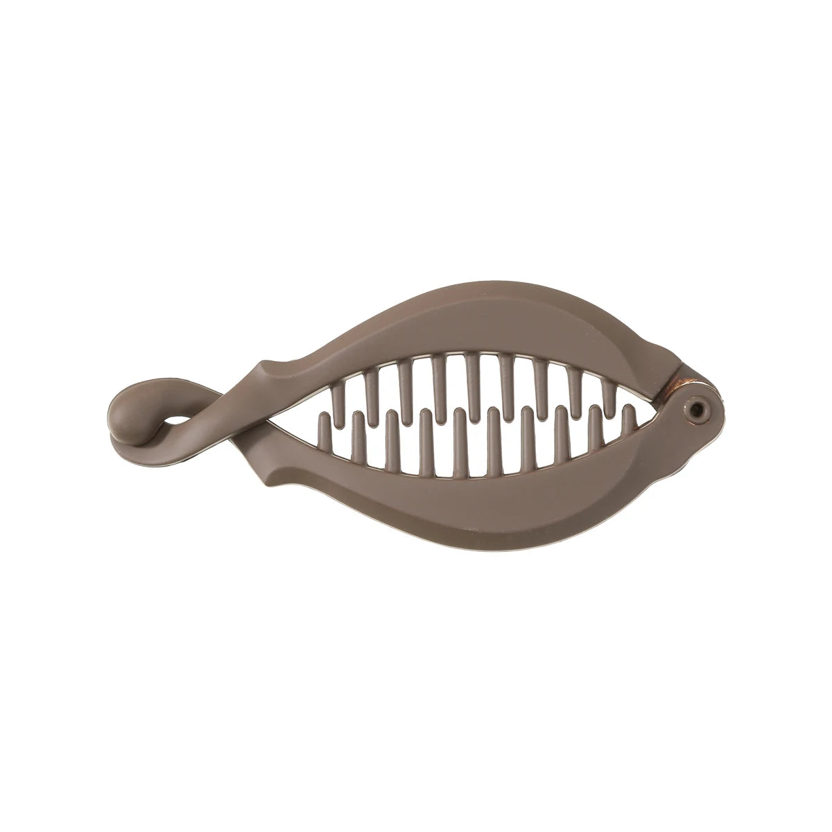 AWAYTR Simple Hair Clip Hair Comb Clamp Grip Slide Fish Banana Hair Claw Clips Hairpins 9.5CM Women Girls Hair Accessories