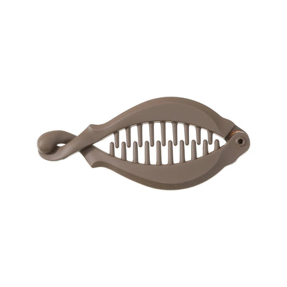 AWAYTR Simple Hair Clip Hair Comb Clamp Grip Slide Fish Banana Hair Claw Clips Hairpins 9.5CM Women Girls Hair Accessories