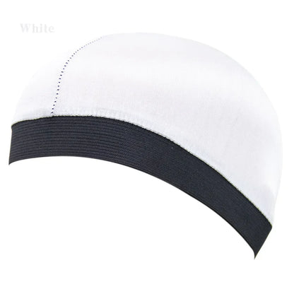 Satin Elastic Breathable Turban Hat Hair Headwear Bonnets Hats for Fedoras Beanie for Adult Dome Wave Cap