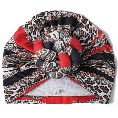 New African Turban for Women Large Flower Stretch Turban Headwrap Beanie Hat Ladies Turbante Mujer Bandanas Chemo Cap Head Cover