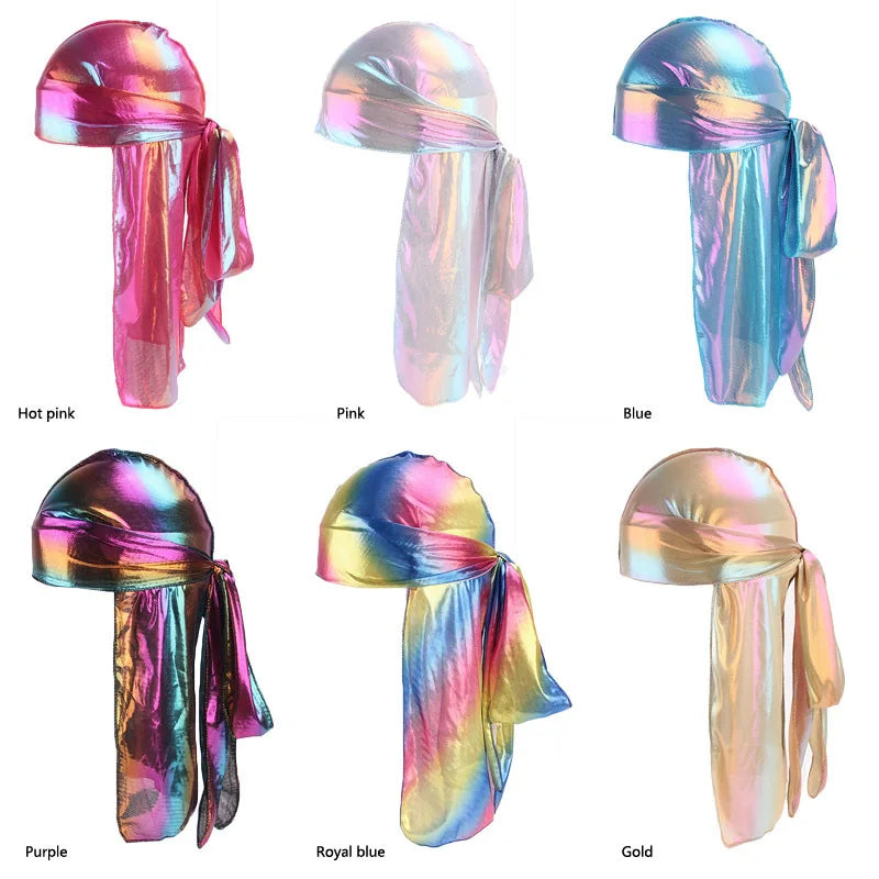 Single-Layer Shower Cap Women Satin Bonnet Sleeping Hat Female Hair Protect Hat Confinement Cap Head Cover Bathroom Accessories
