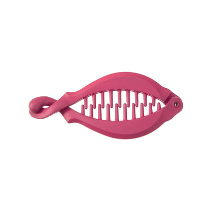 AWAYTR Simple Hair Clip Hair Comb Clamp Grip Slide Fish Banana Hair Claw Clips Hairpins 9.5CM Women Girls Hair Accessories