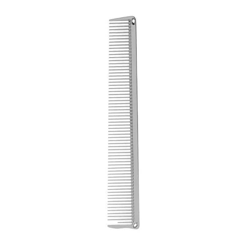 1PC Aluminium Hair Comb Barber Hairdressing Combs Hair Cutting Brush Parting Hair Brush Barber Accessories Salon Styling Tools