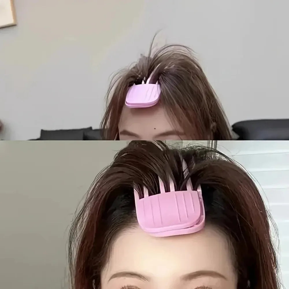 Fluffy Hairpin Curling Bangs Clips Hair Roots Volumizing Hair Clips Set Women Curling Fixed Clip Fashion Volume Hair Roller