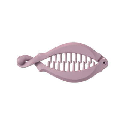 AWAYTR Simple Hair Clip Hair Comb Clamp Grip Slide Fish Banana Hair Claw Clips Hairpins 9.5CM Women Girls Hair Accessories