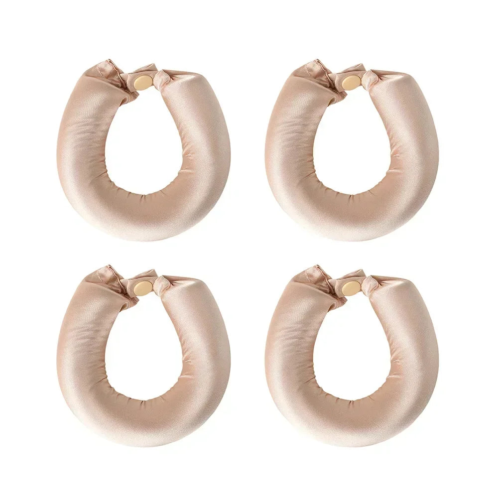 Heatless Hair Curler No Heat Hair Rollers Satin Curling Rod Headband Lazy Curls Soft Curlers Sleeping Flexi Rods Styling Tools