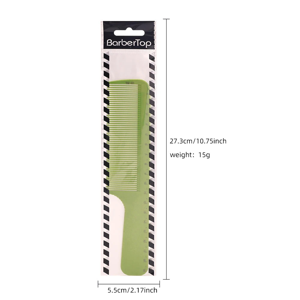 1/9PCS Hairdressing Clipper Comb Anti Static Flat Top Comb for Hair Cutting Professional Salon Beauty Tools Practical Comb