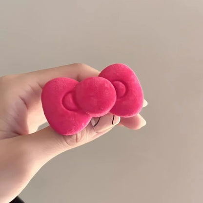 2pcs Sweet Pink Bow Star Hairpin for Girls Women Y2k Korean Style Heart Hair Clip Barrette Side Clip Headwear Hair Accessories