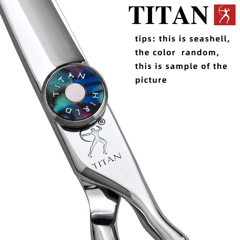TITAN professional barber scissors hairdressing cutting thinning shear salon hair tool high-end cut scissors 6inch