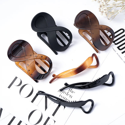 Women Large Hair Clamp Hair Clip Seamless Plastic Duckbill Claw for Women Girls Simple Hairpins Styling Tools Hair Accessories