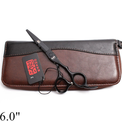 Barber Scissors Professional 5.5" 6" JP Stainless Cutting Shears Thinning Shears Hairdressing Scissors Haircut Set Makas H1010