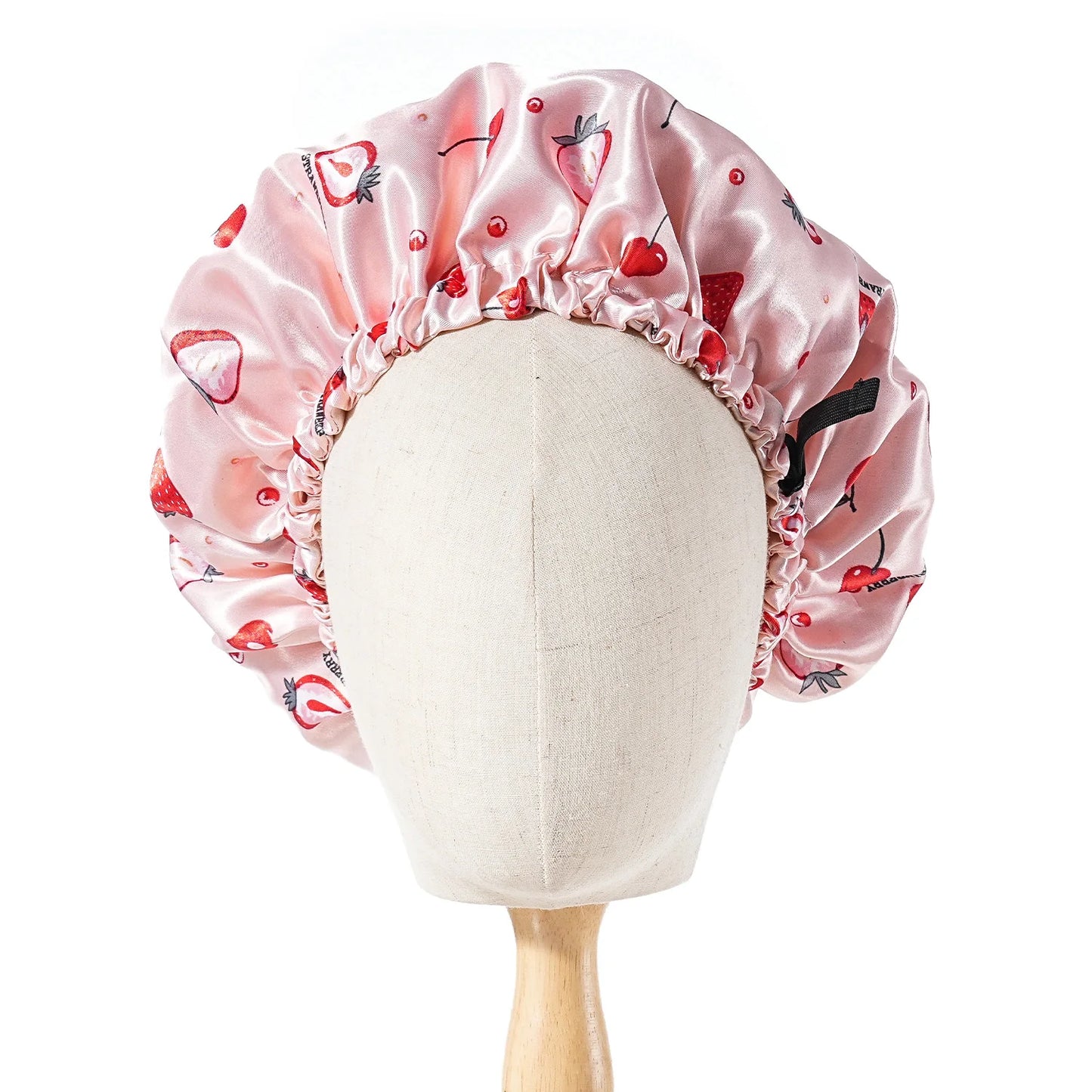 Children Bonnet New volume Edge Elastic fruit Printing Sleep Fashion Leisure Home Comfortable Nightcap Hair Cap