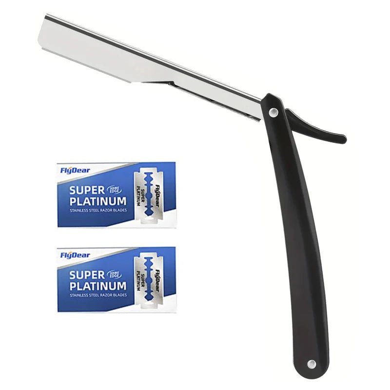 Manual Shaver for Men Barbershop Razor Stainless Steel Shank Is Easy To Use Safety Razor 1Pcs Shaving Razor with Blades
