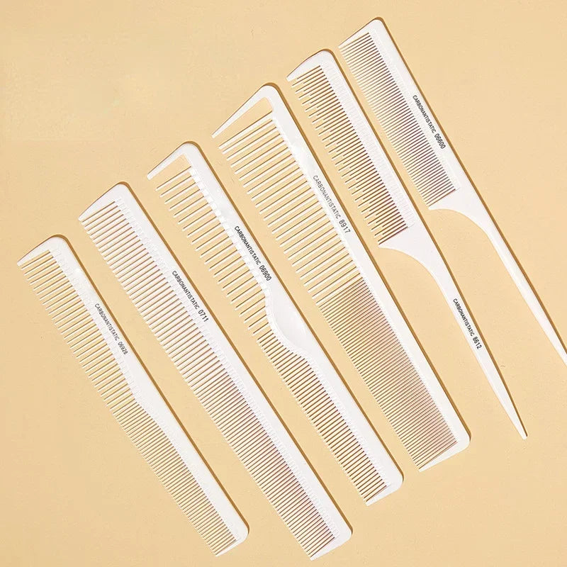 Hairdressing Carbon Comb Professional Hairdresser Cutting Comb Anti Static Hair Comb Haircut Tools Barber Hair Styling Comb