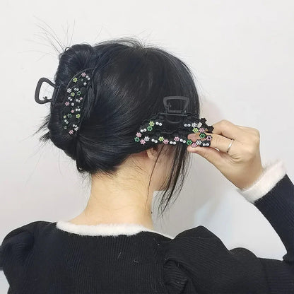 YWYHJ Creative Small Cinderblock Hair Claw Cute Black Cartoon Hair Claws Japan Wacky Claw Clip Hair Accessories for Women Girls
