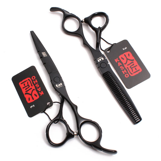Barber Scissors Professional 5.5" 6" JP Stainless Cutting Shears Thinning Shears Hairdressing Scissors Haircut Set Makas H1010