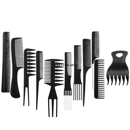 New Arrivals Men Women Beauty Salon Hair Styling Hairdressing Black Plastic Brush Combs Anti-static Hairbrush Modelling Tools