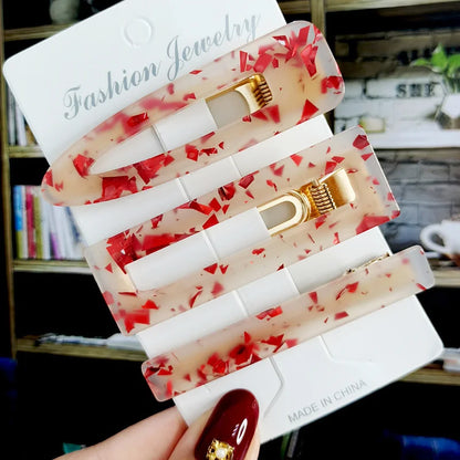 2/3pcs Hair Clip Set Acetate Hairpin Women Hair Accessories Jewelry Korean Femme Barrettes Hairgrip For Woman Girls Headwear