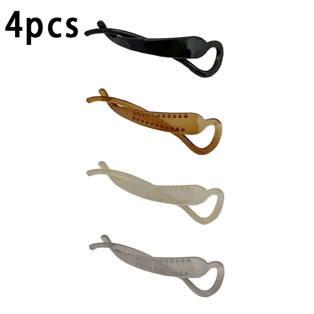 Korean Geometric Hair Clips Fashion Sweet Banana Hair Clip Ponytail Clip simple for Women Girls Hair Accessories Headband New