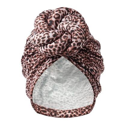 New African Turban for Women Large Flower Stretch Turban Headwrap Beanie Hat Ladies Turbante Mujer Bandanas Chemo Cap Head Cover