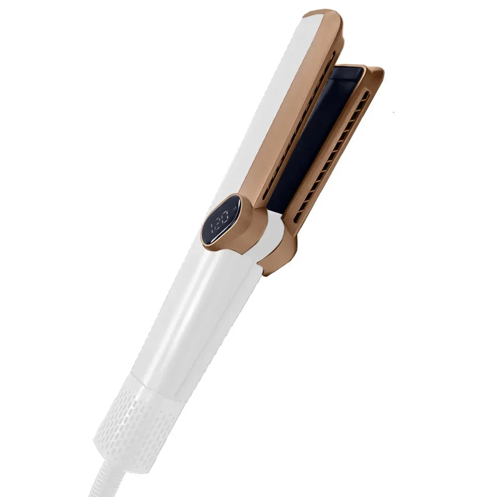 2in 1 LCD Display Professional Negative Ion Air Flow Straightening Hair Straightener Hair Dryer Hair Negative Ion Flat Iron
