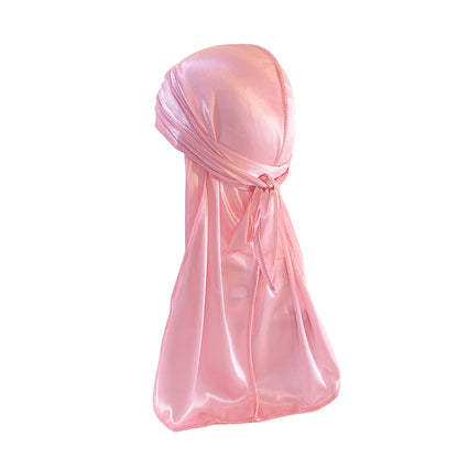 3pcs New Kids Girls Boys Satin Night Sleep Cap Children's Waves Cap Headwear Hair Accessories Turban Headwear Bonnet Wholesale