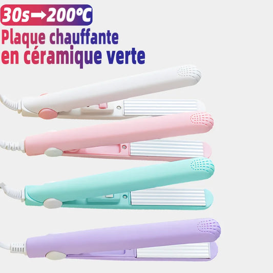 New in 3-in-1 Hair Curler Corrugated  Professional Mini Styling Appliance Styler