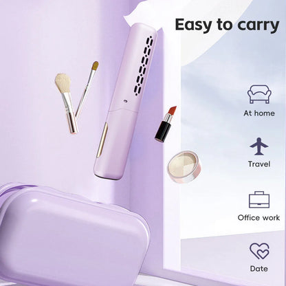 2-in-1 Wireless Hair Hot Comb Portable Mini Type-C Rechargeable Hair Straightener Fast Heating Hair Straightening Styling Tool