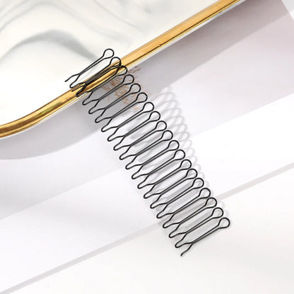 AWAYTR Women Invisible Broken Hair Hairpin Adult Tiara Tools Roll Curve Needle Bangs Fixed Insert Comb Styling Accessories