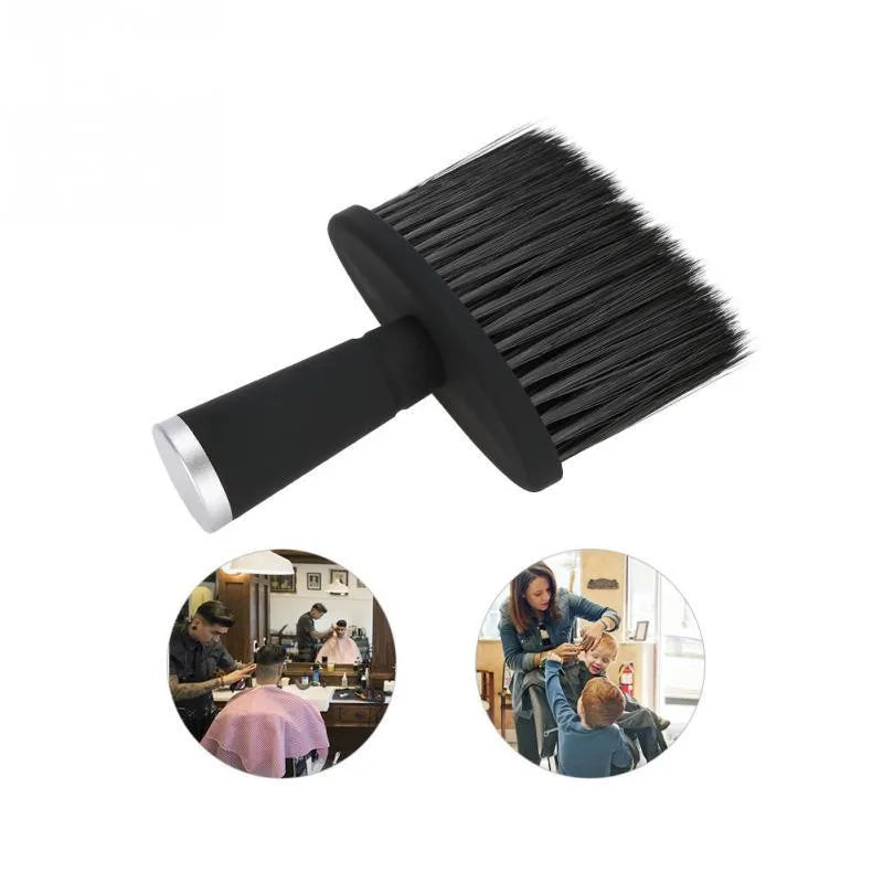 Soft Hair Brush Neck Face Duster Hairdressing Hair Cutting Broken Hair Cleaning Brush for Barber Salon Hairdressing Styling Tool