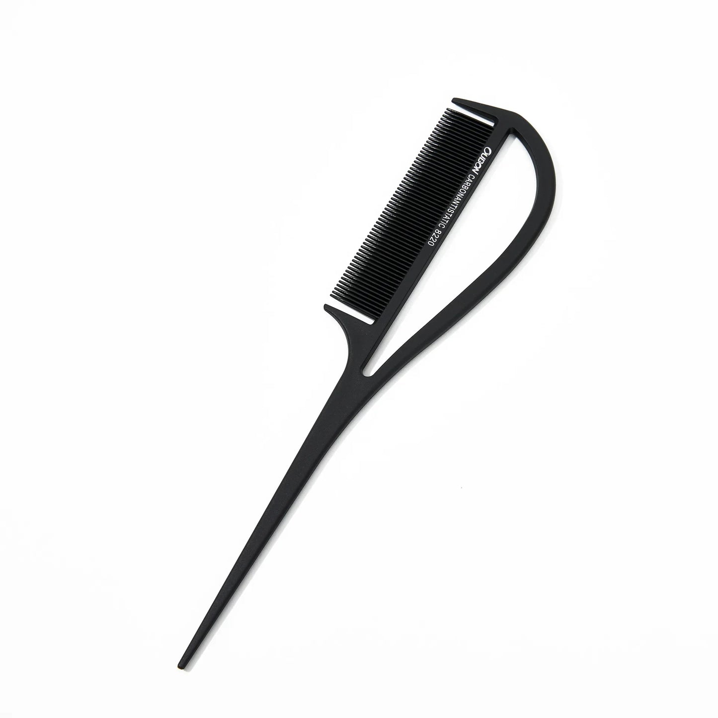 Black Professional Hair Brush Hard Carbon Cutting Comb Heat Resistant Salon Hair Brushes Barber Pin Tail Antistatic Combs Men