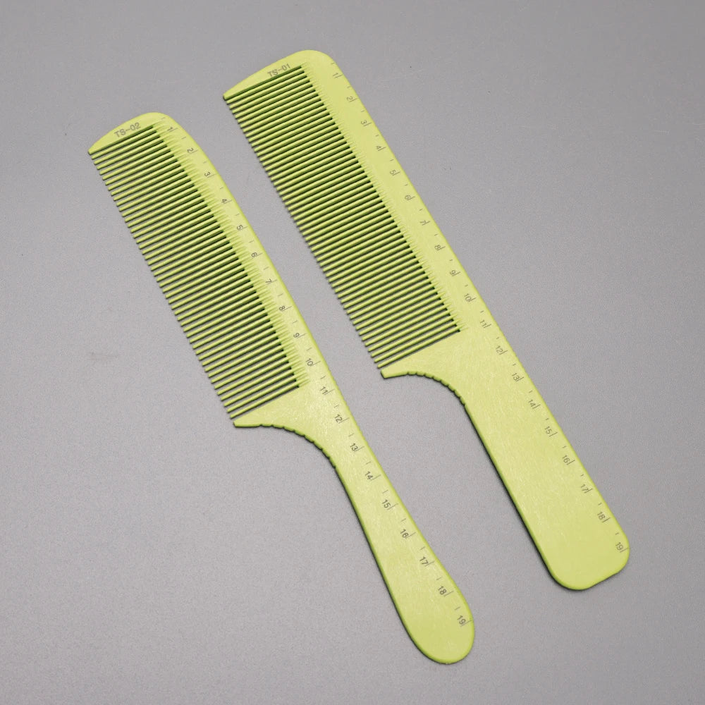 1/9PCS Hairdressing Clipper Comb Anti Static Flat Top Comb for Hair Cutting Professional Salon Beauty Tools Practical Comb