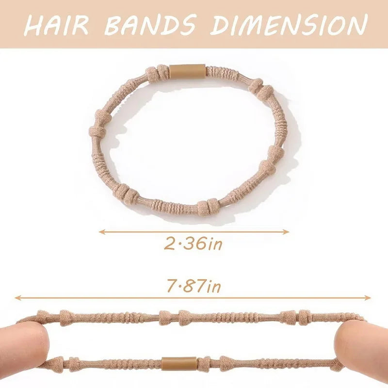 20 pcs Boho bracelet hair ties for women elastic hair rubber bands girls black Bracelet  hair rope Ponytail Holder hairbands