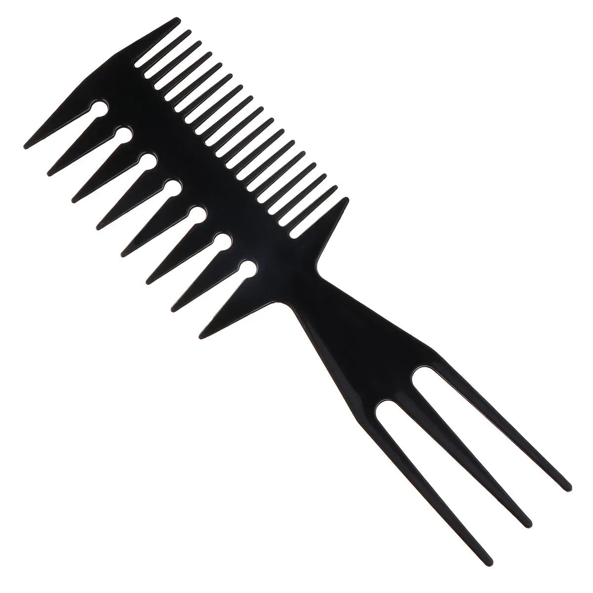 Double Side Professional Tooth Combs Fish Bone Shape Hair Brush Barber Hair Dyeing Cutting Coloring Brush Man Hairstyling Tool