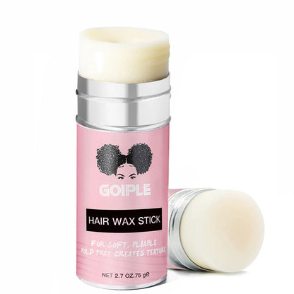 GOIPLE Broken Hair Finishing Cream Clay Styling Accessories Non Greasy Edge Control Custom Logo Natural Smooth Wax Stick For Wig