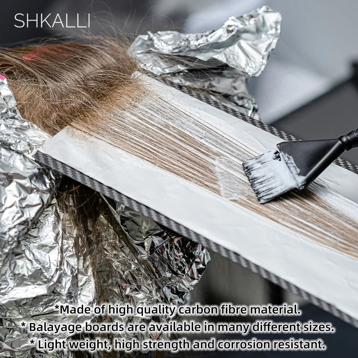 Professional Carbon Fiber Balayage Board for Barber Hairdresser Design Styling Tools Accessories and Hair Coloring Dyeing Board