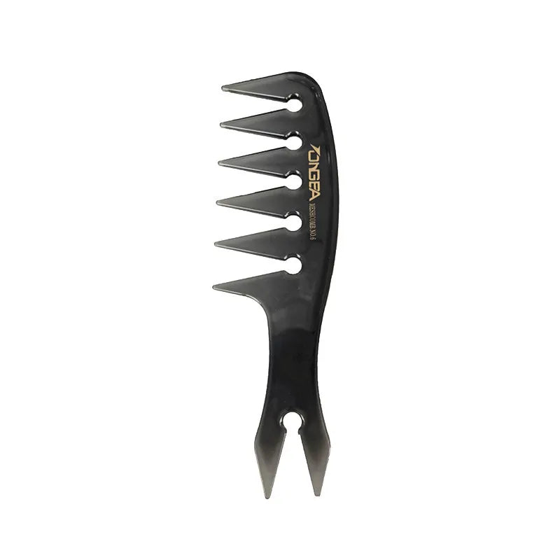 Plastic Wide Tooth Curl Comb Detangling Hair Brush Oil Texture Comb for Curly Wet Hair Cutting Combs Barber Salon Styling Tools