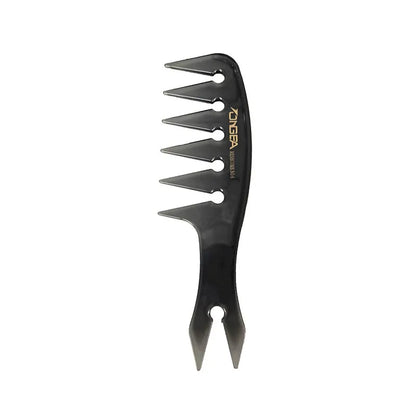 Plastic Wide Tooth Curl Comb Detangling Hair Brush Oil Texture Comb for Curly Wet Hair Cutting Combs Barber Salon Styling Tools