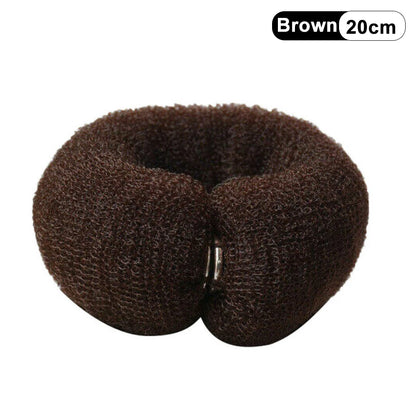 Fashion Hair Bun Maker Donut Magic Foam Sponge Easy Big Ring Hair Styling Tools Elastic Polyester Hair Band Accessories