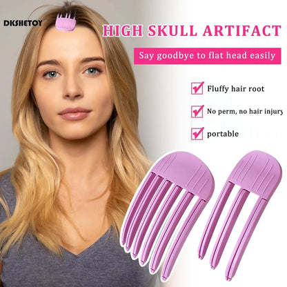 Fluffy Hairpin Curling Bangs Clips Hair Roots Volumizing Hair Clips Women Curling Fixed Shape Clips Fashion Volume Hair Roller